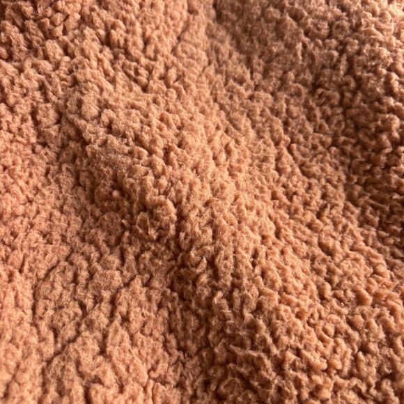 Urban Outfitters Willow Fleece Teddy Jacket Women's OrangeOversized Coat -Small - Picture 10 of 11